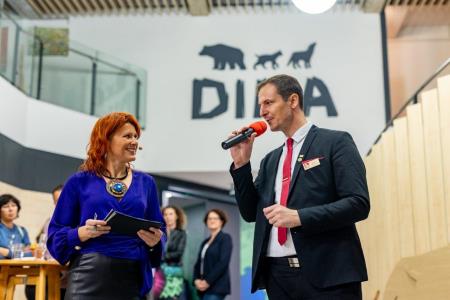 Marjana Grčman in somellier Valentin Bufolin